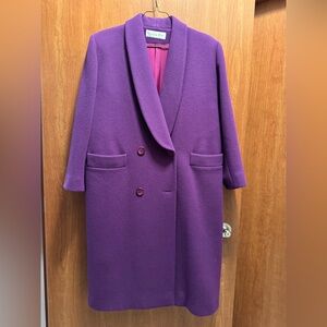 Dior Purple Women's wool Coat